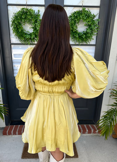 Claire Dress - Yellow