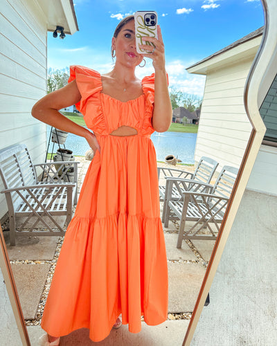 Olivia Maxi Dress - Orange