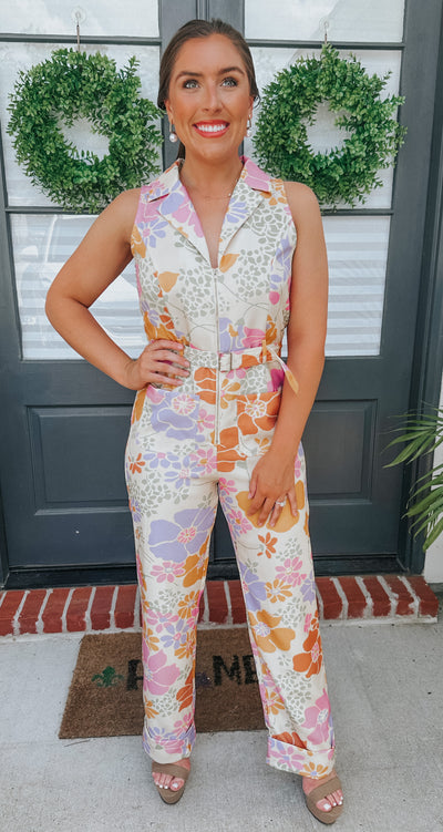 Floral Jumpsuit