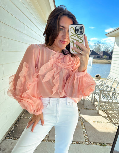 Rose Top - Light Pink