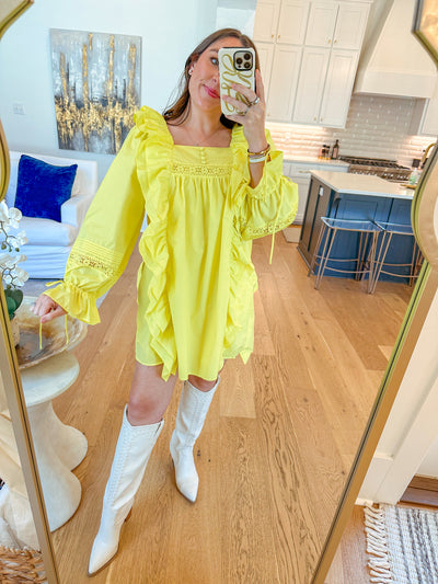 Chrissy Dress - Yellow