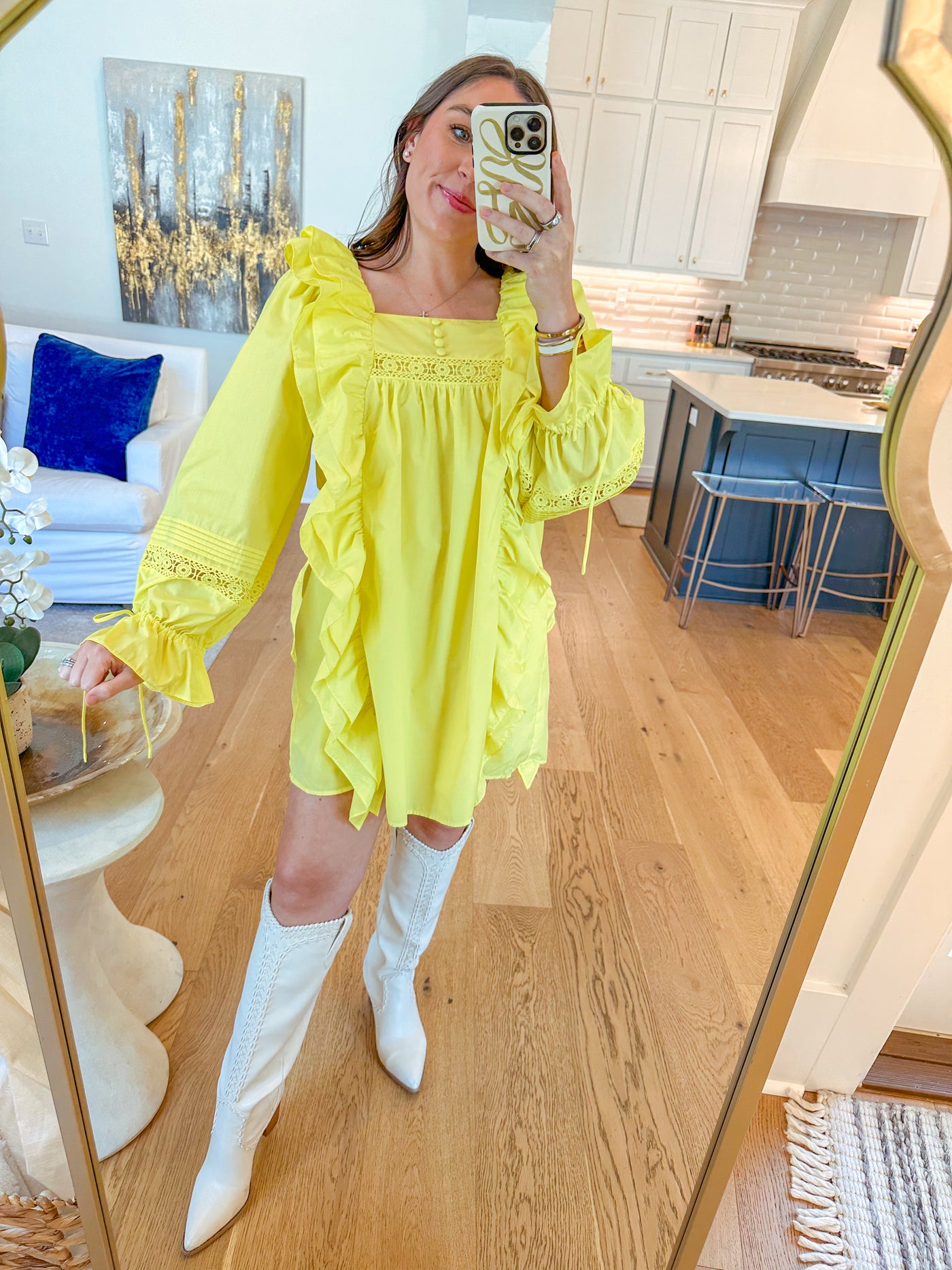 Chrissy Dress - Yellow