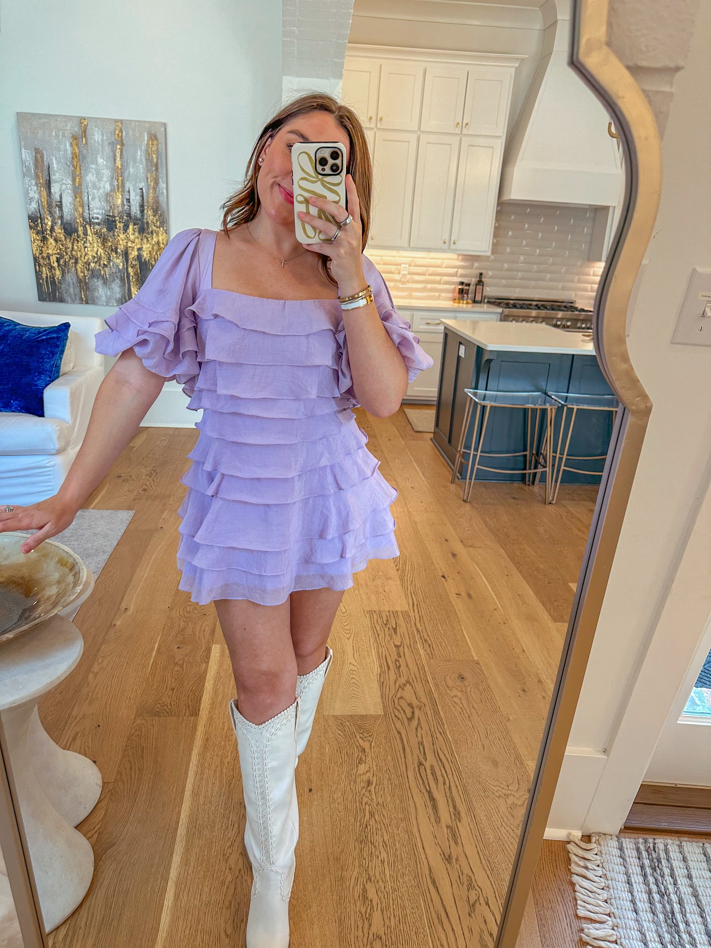 Priscilla Mini Dress - Lavender