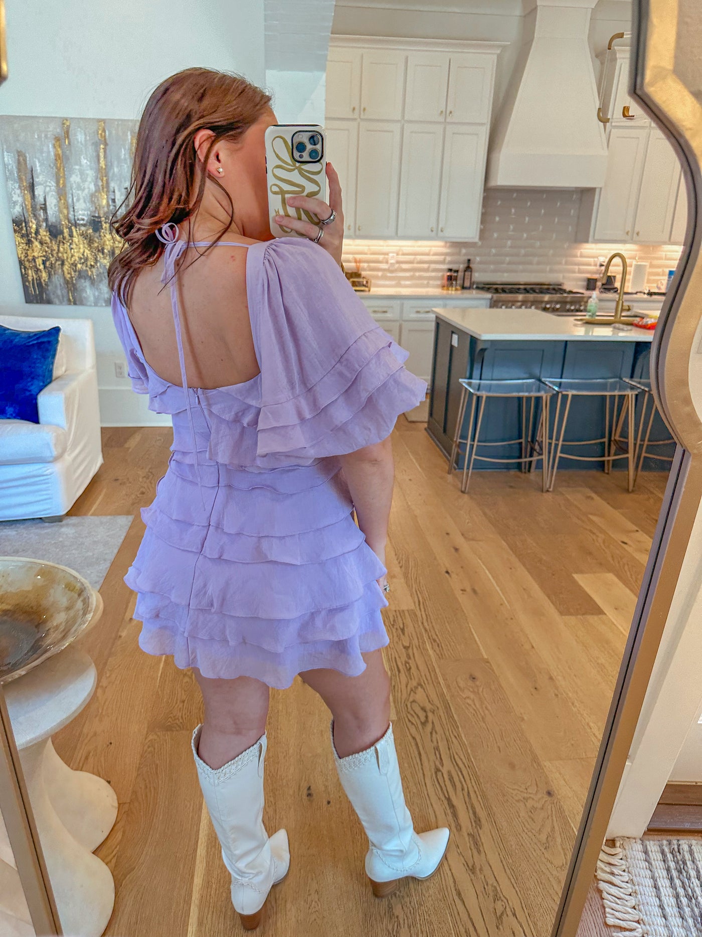 Priscilla Mini Dress - Lavender