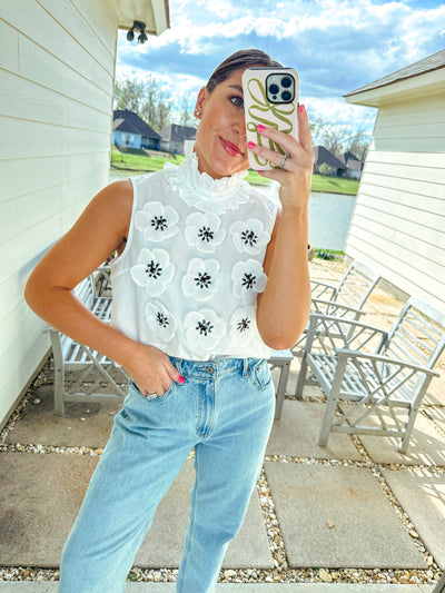 3D Floral Top