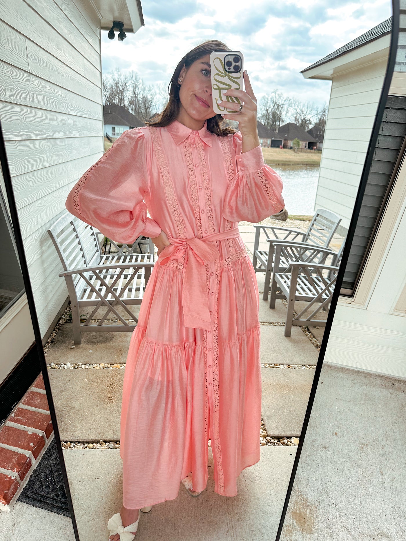 Pretty In Peach Maxi Dress