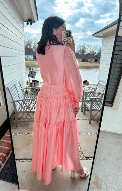 Pretty In Peach Maxi Dress