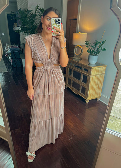 Bradi Maxi Dress - Bronze