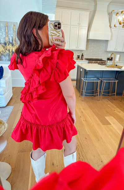 Honey Mini Dress - Red