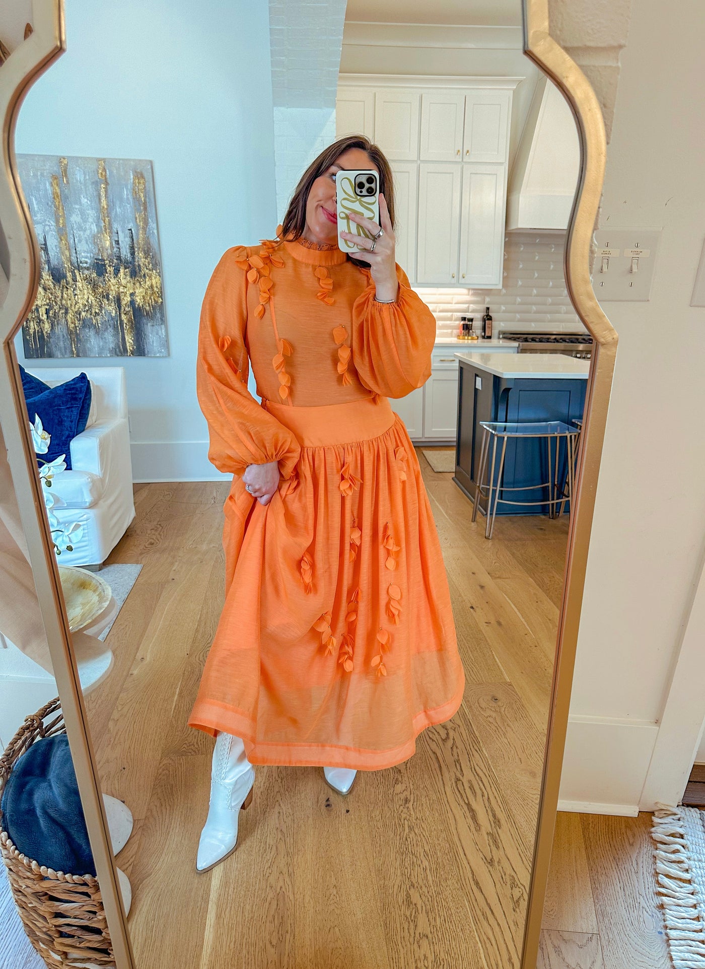 Joelle Skirt - Orange