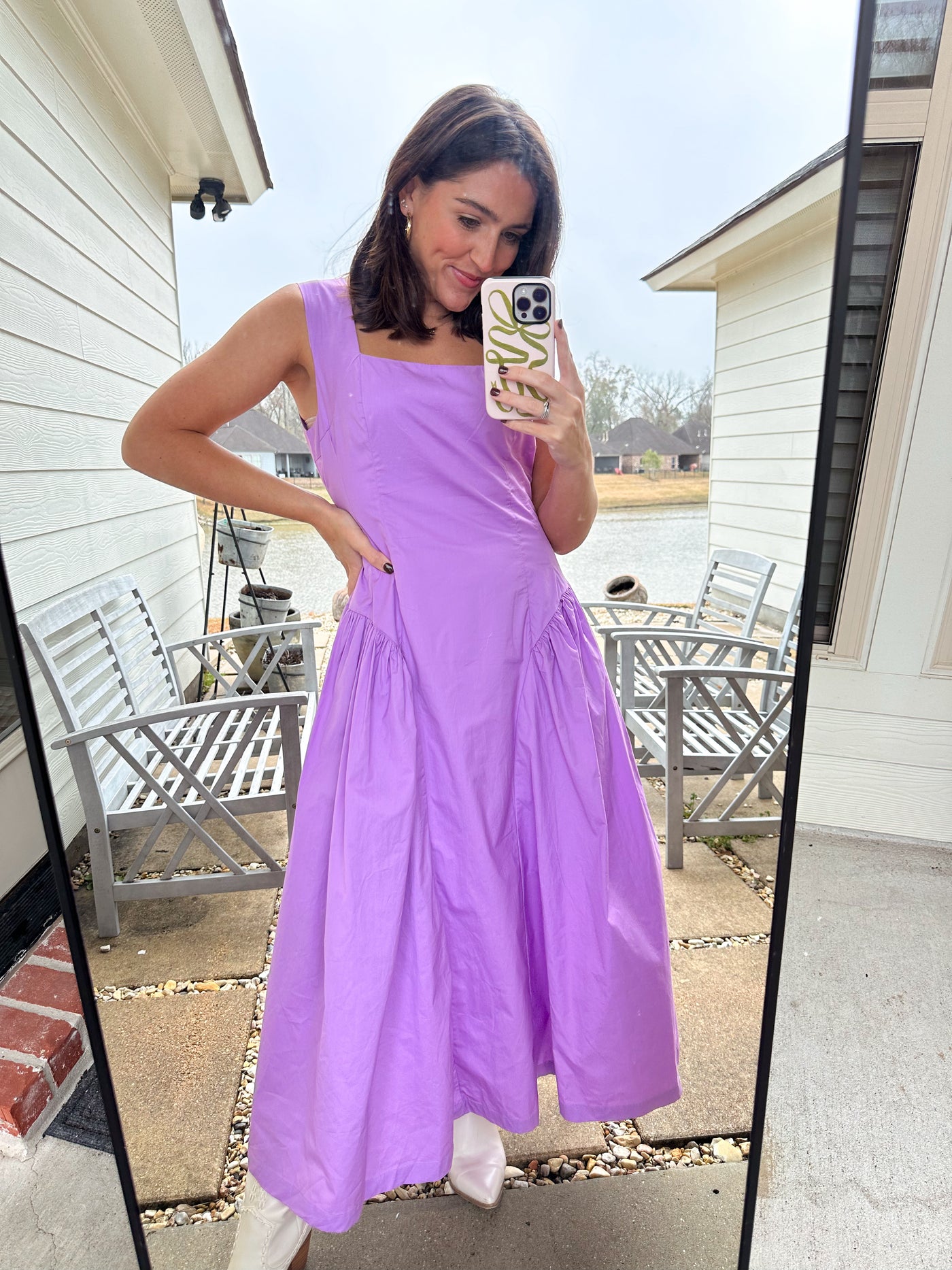 Sweet Spring Dress - Purple