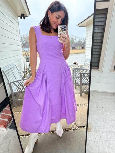 Sweet Spring Dress - Purple