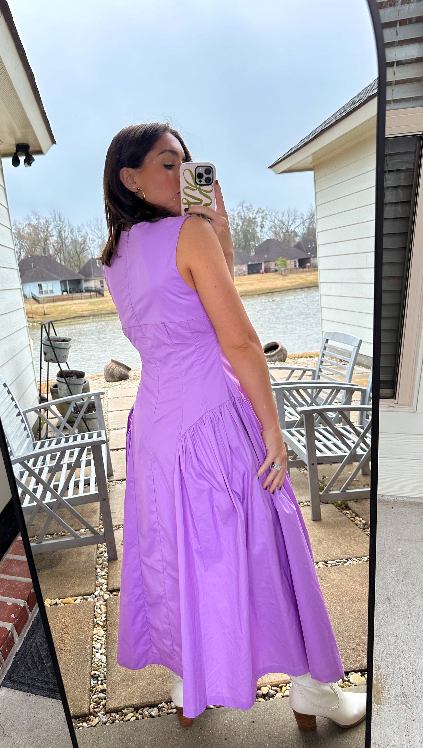 Sweet Spring Dress - Purple