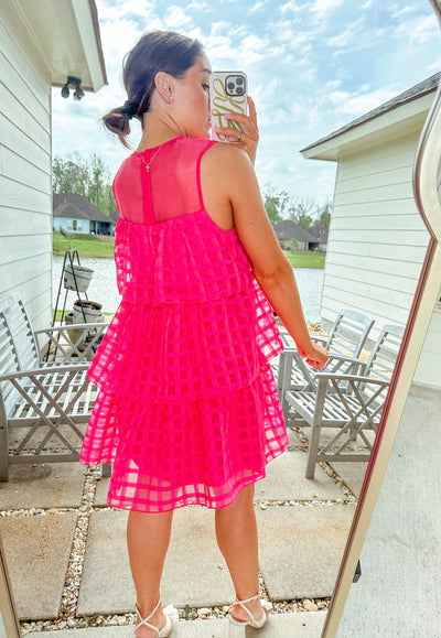 Remi Mini Dress - Fuschia