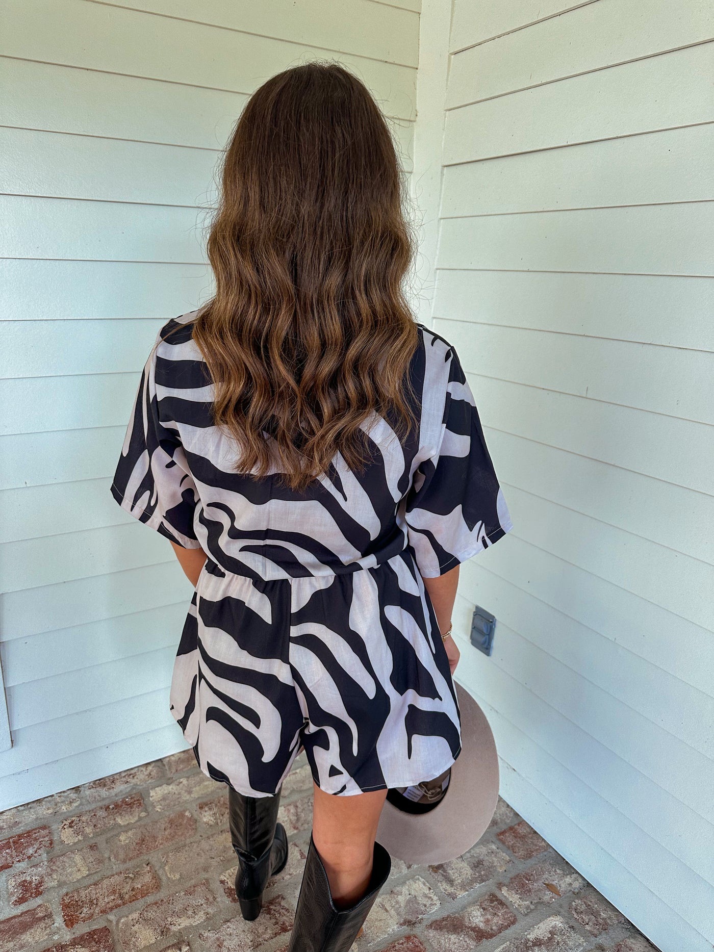 Claudia Romper - Black/Cream