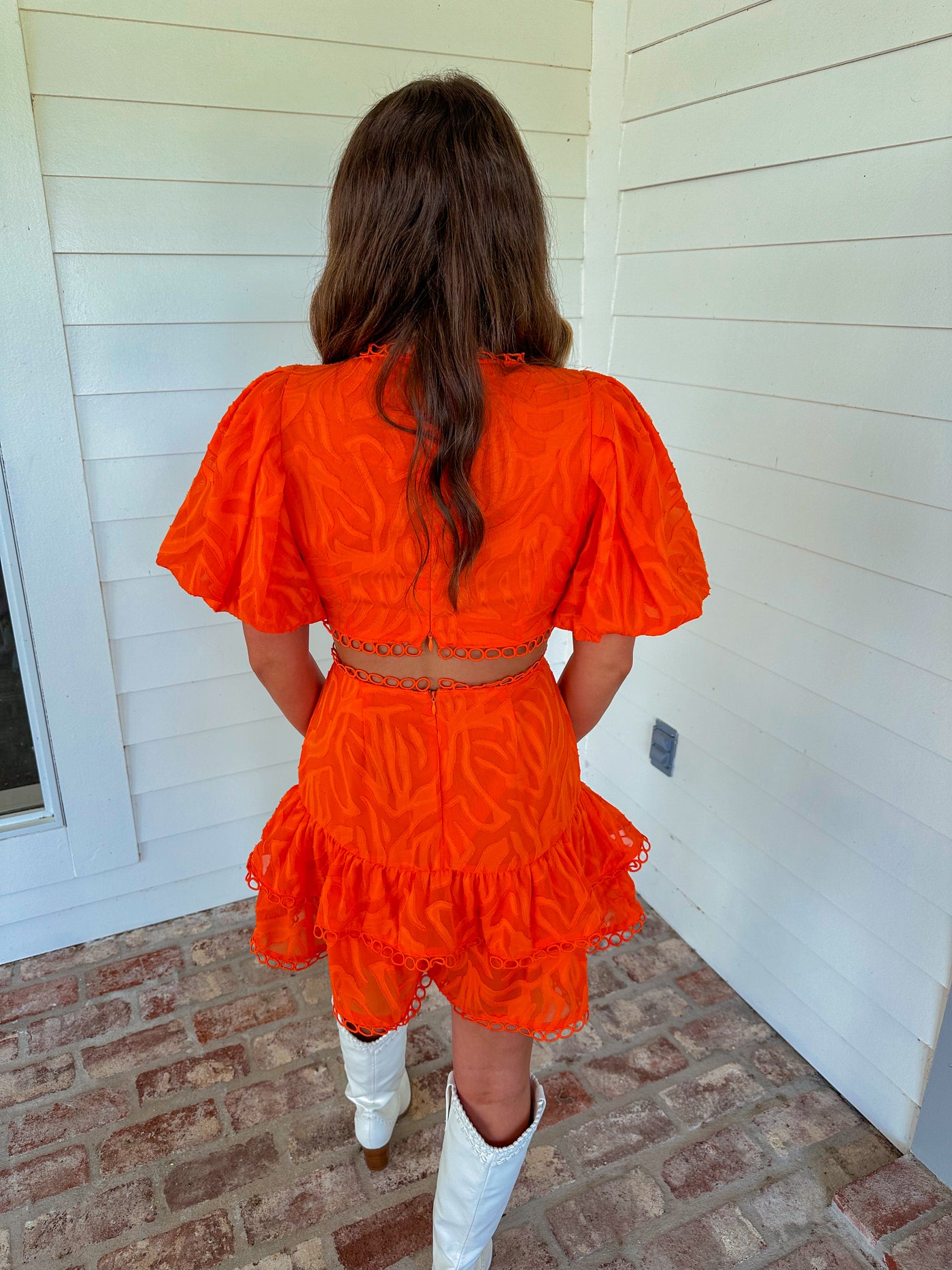 Tiger Romper - Orange
