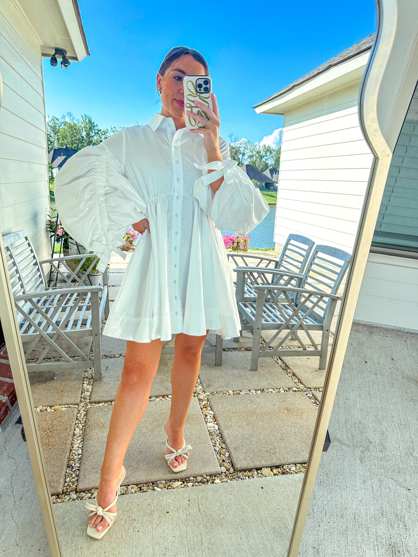 Shay Mini Dress - White