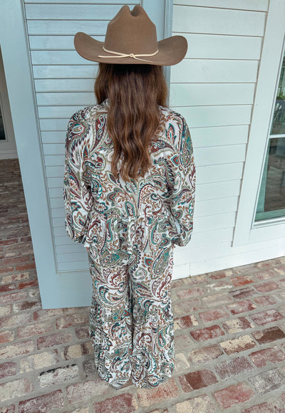 Paisley Set - Green