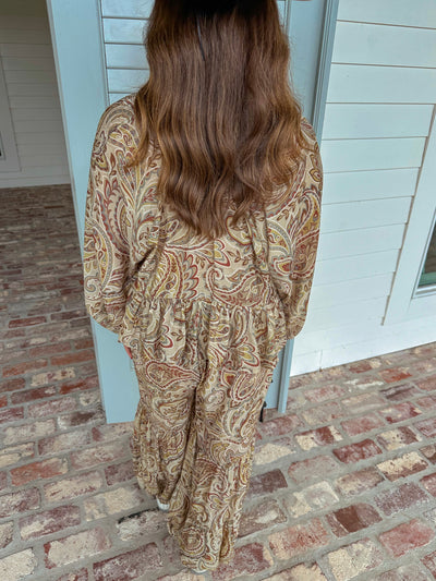 Paisley Set - Brown