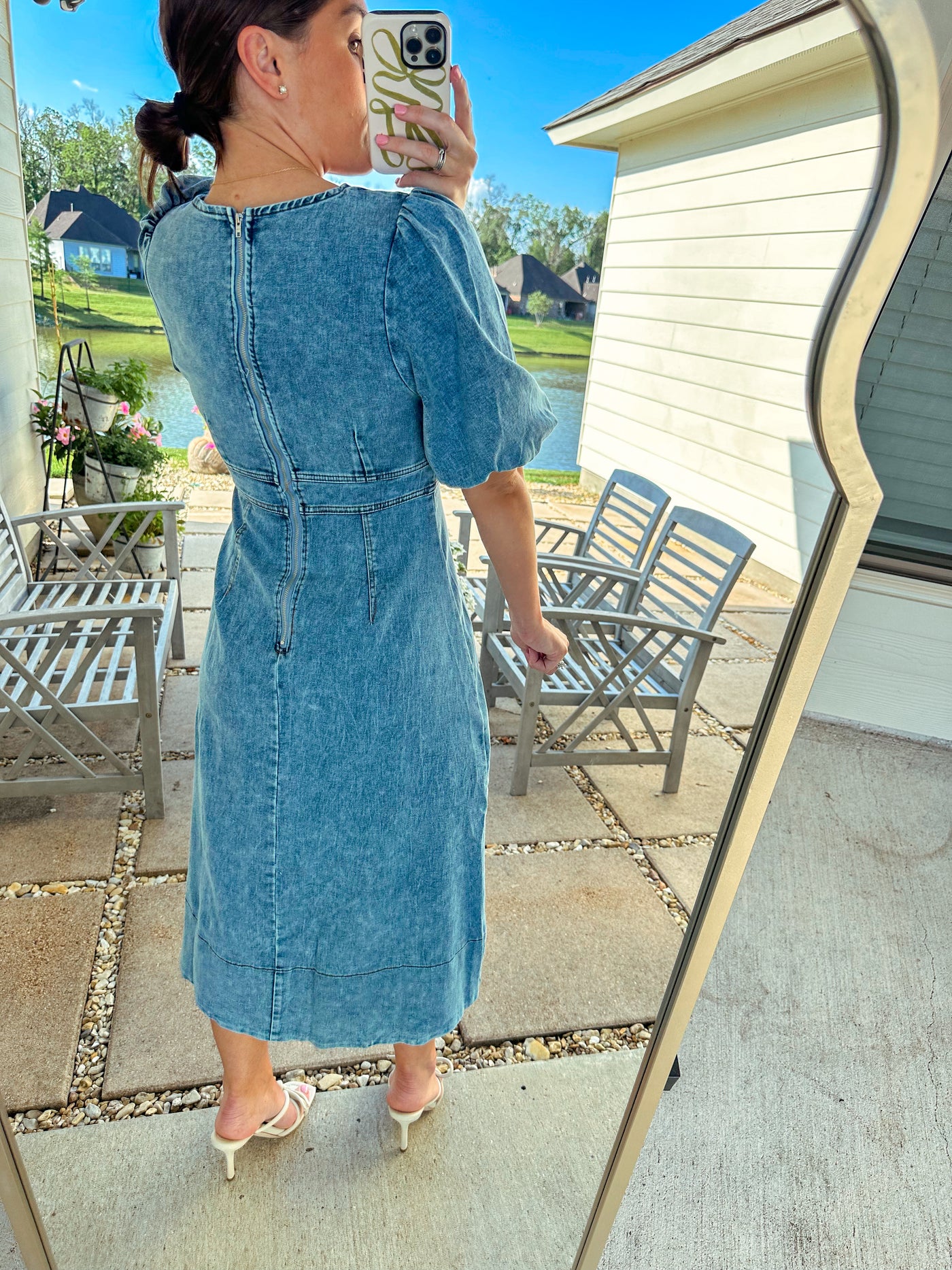 Denim Midi Dress