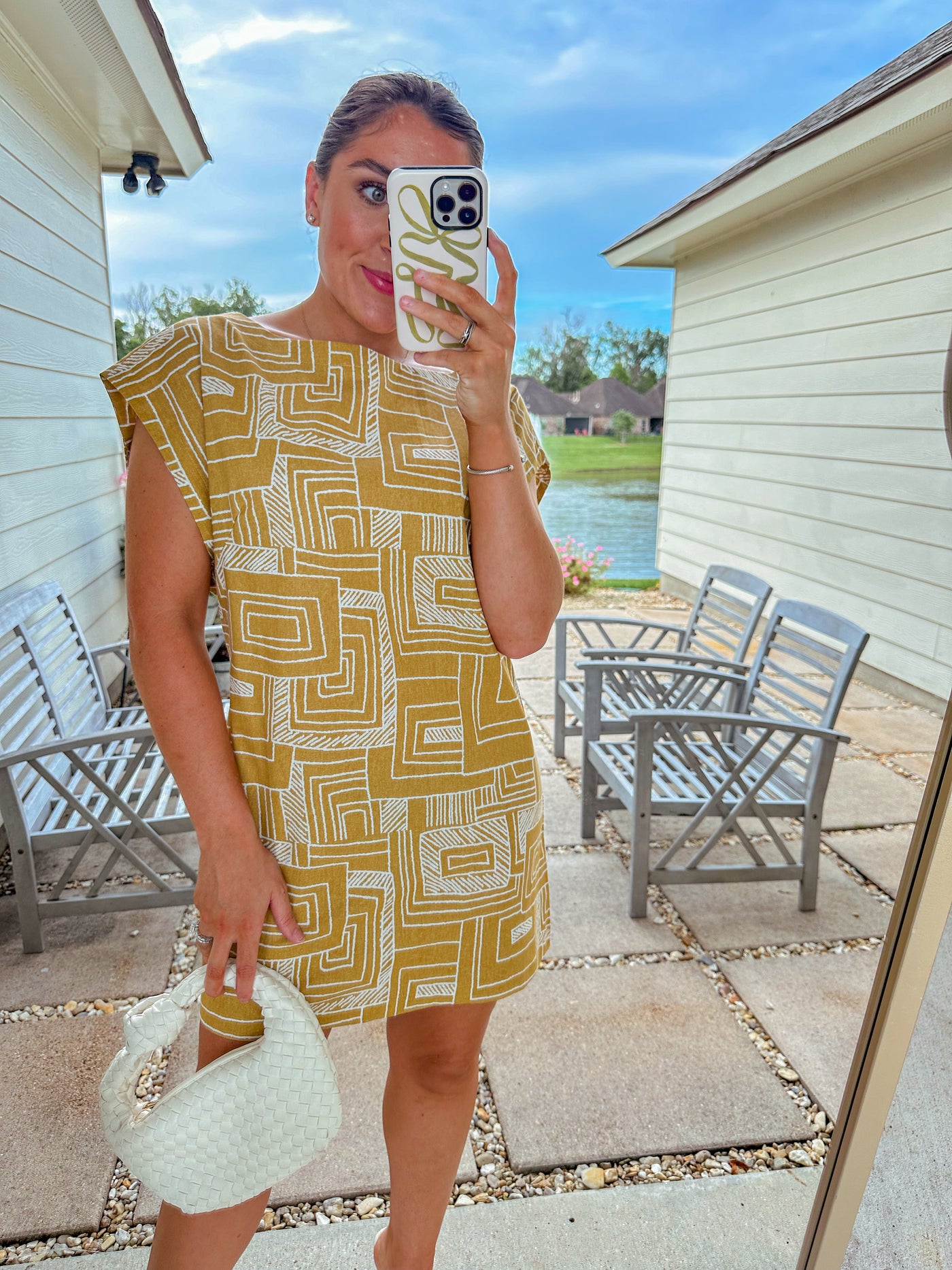 Leah Mini Dress - Mustard