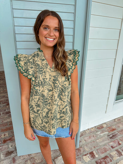 Mckee Top - Olive