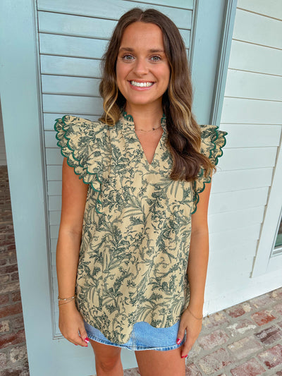 Mckee Top - Olive