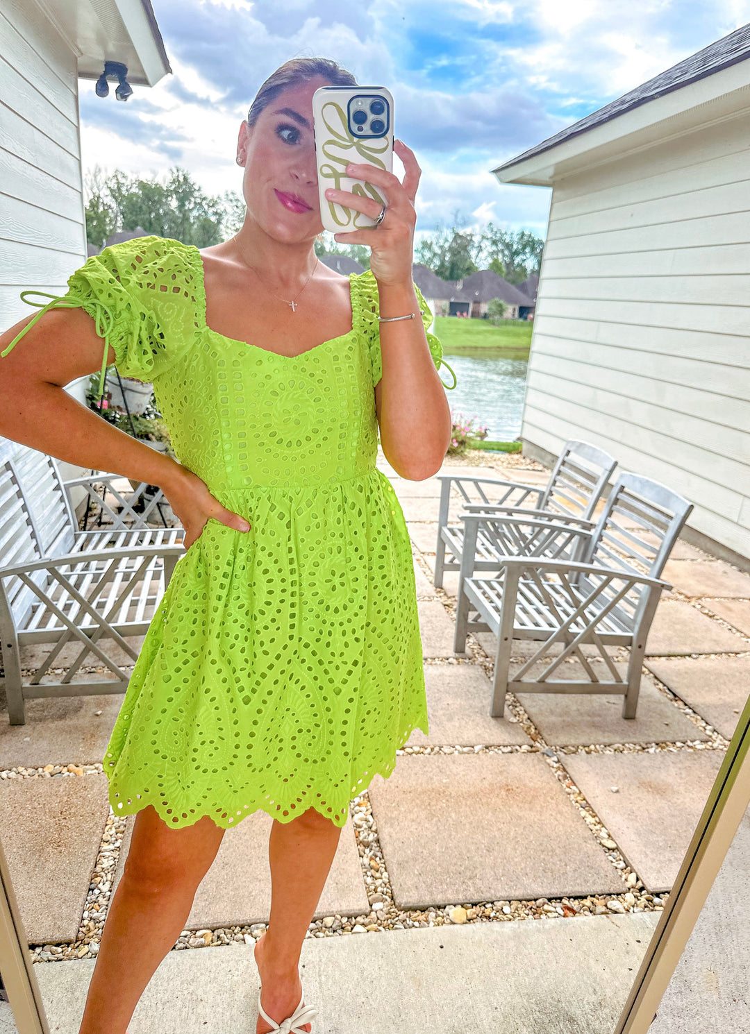 Crochet Mini Dress