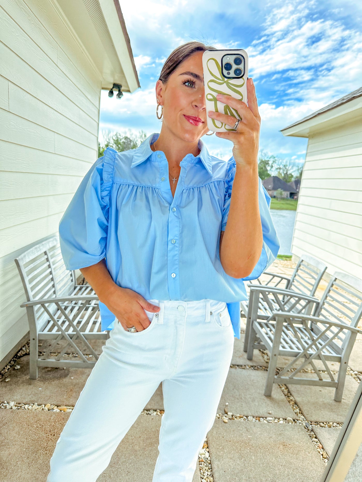 Lily Top - Blue