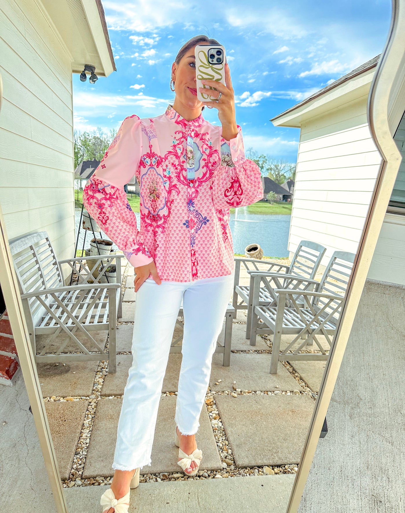 Chic & Pink Long Sleeve Top