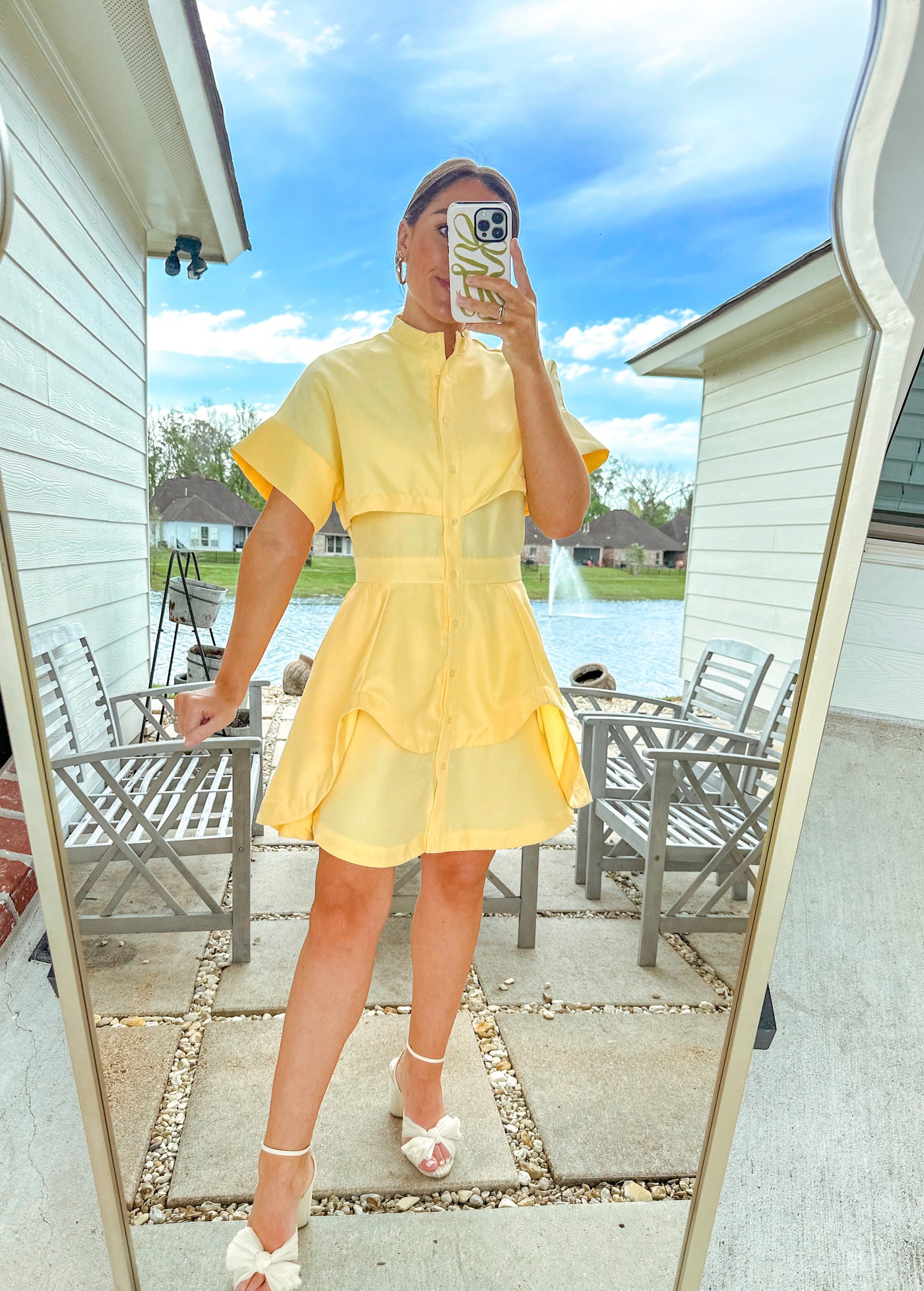 Bailey Mini Dress - Yellow