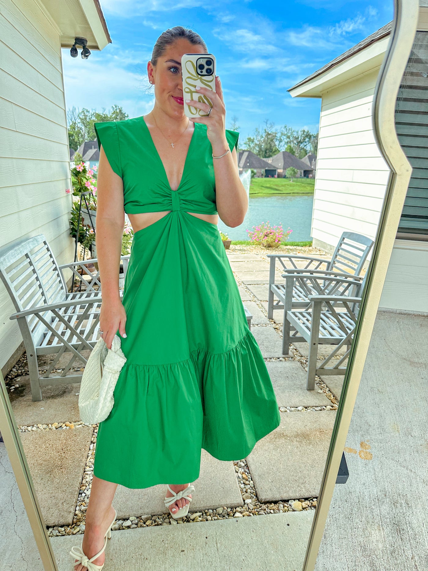 Ulla Midi Dress - Green