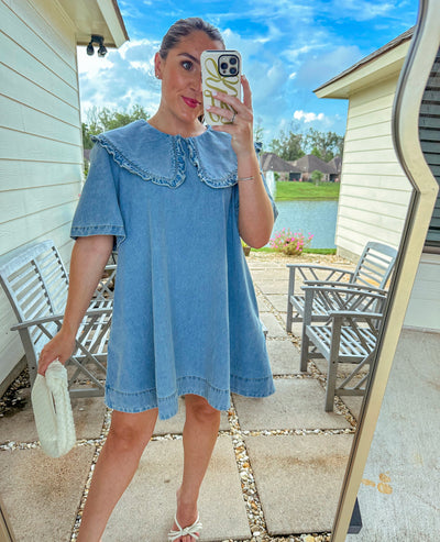 Odette Denim Mini Dress