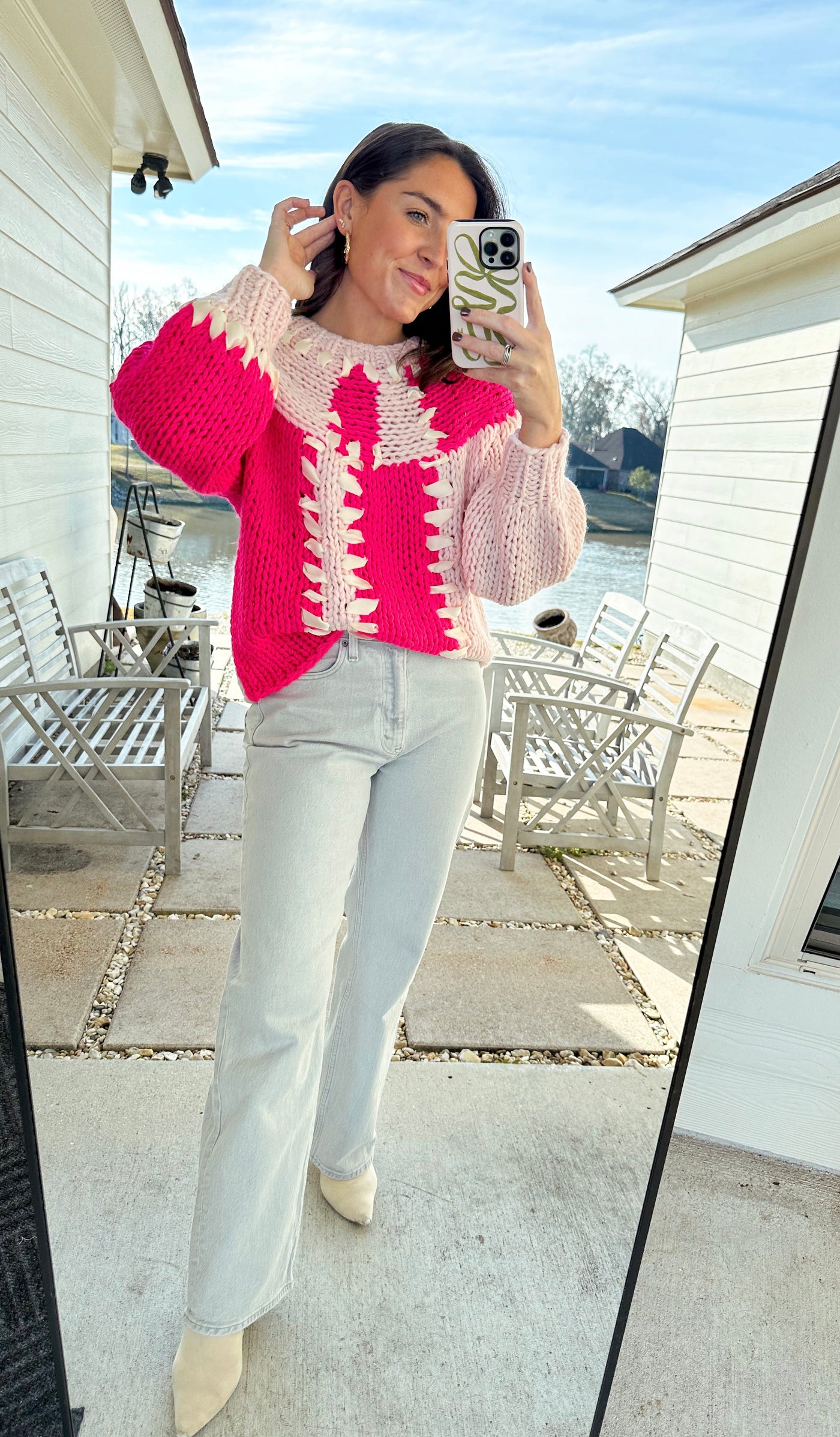 Bubblegum Chunky Sweater