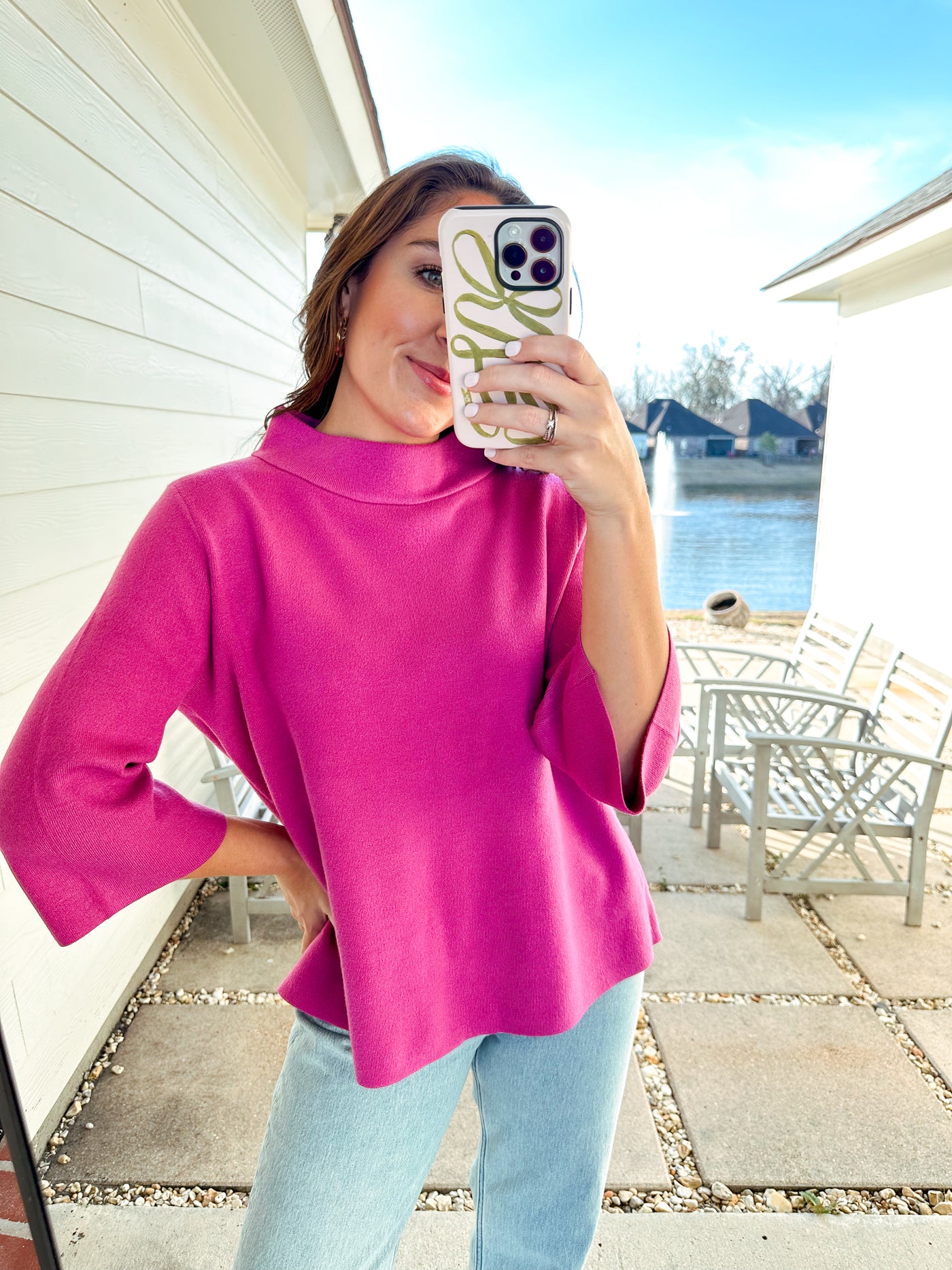 Bell Sweater - Magenta