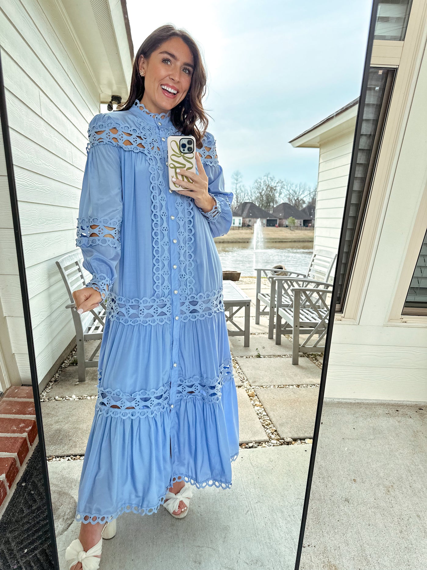 The Spring Maxi Dress - Blue