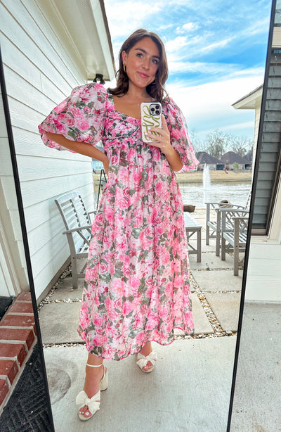 Floral Smocked Dress