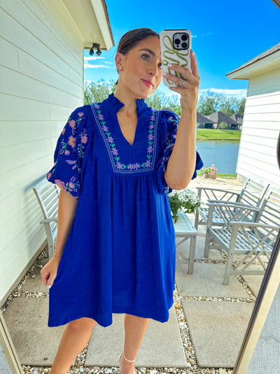 Fay Dress - Royal Blue