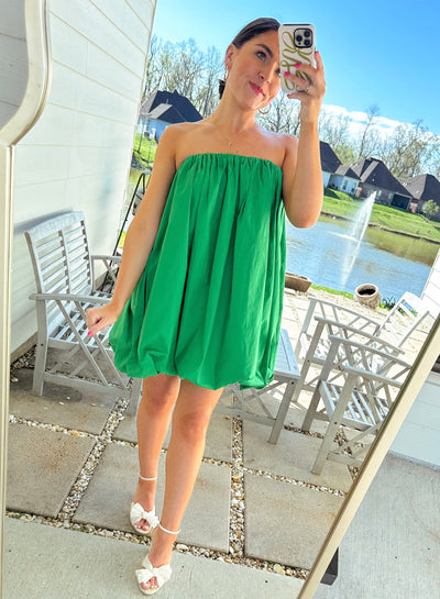 Bubble Dress - Green