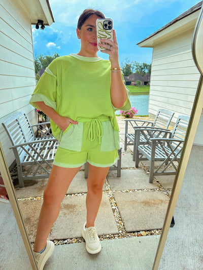 Summer Colors Top - Neon Lime