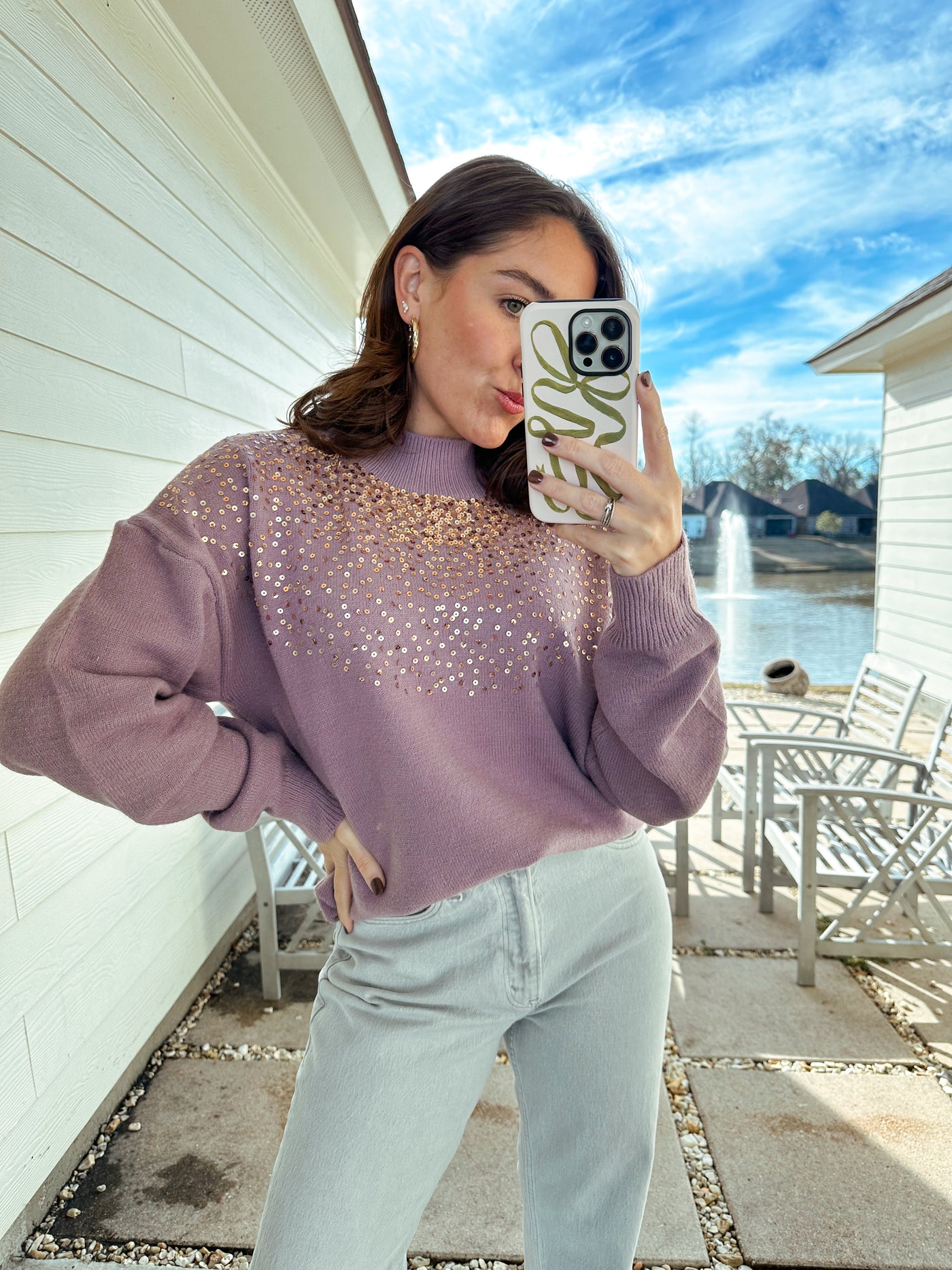 Sequin Sweater