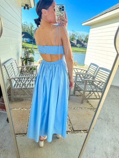 Melanie Maxi Dress - Blue