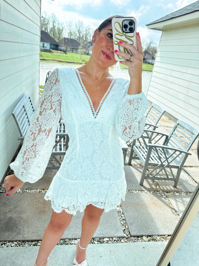 Lovely Lace Mini Dress